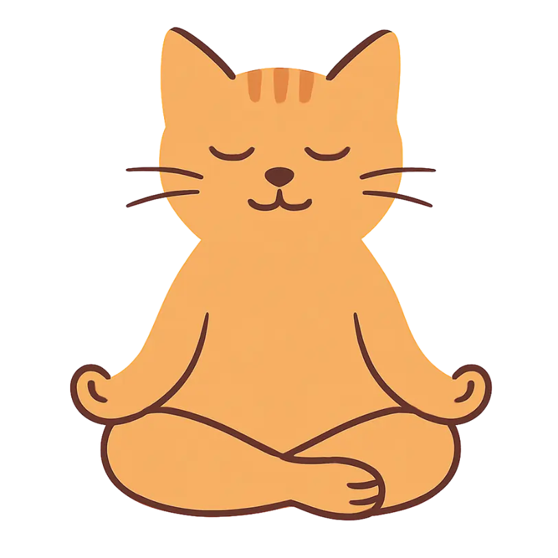 Mediterende kat Mediterende kat